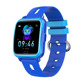 Смарт часовник Denver SWK-110BUMK2, 1.4" (3.56cm) дисплей, Bluetooth, следене на съня, крачкомер, детски, син | JAR Computers Denver SWK-110BUMK2