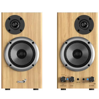 Тонколони Genius SP-HF520BT, 2.0, 20W, Bluetooth, 3.5mm jack, бежови | JAR Computers Genius SP-HF520BT