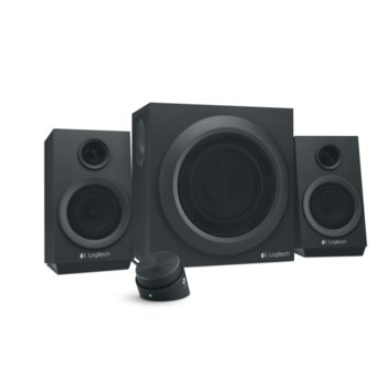 Тонколони Logitech Z333, 2.1, 40W, 3.5mm жак, черни | JAR Computers Logitech Multimedia Speakers Z333