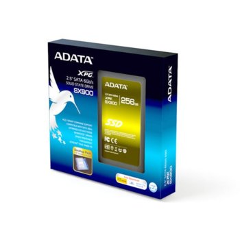 Памет SSD 256GB, A-Data XPG SX900, SATA 6Gb/s, 2.5" (6.35 cm), 3г. | JAR Computers 256GB A-Data XPG SX900 SATA3