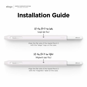 Силиконов калъф Elago Apple Pencil 2 Cover White