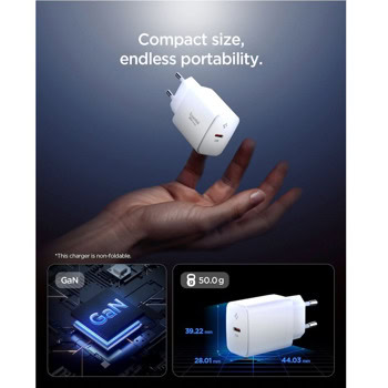 spigen essential pd 20w бял