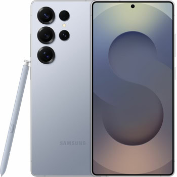 Смартфон Samsung Galaxy S25 Ultra (син), поддържа 2 SIM карти, 6.9" (17.52 cm) Dynamic LTPO AMOLED 2X 120Hz дисплей, осемядрен Snapdragon 8 Elite 4.32 GHz, 12GB RAM, 1TB Flash памет, 200 + 10 + 50 + 50 & 12 Mpix камери, Android, One UI | JAR Computers Samsung Galaxy S25 Ultra 1TB Titanium Silver Blue