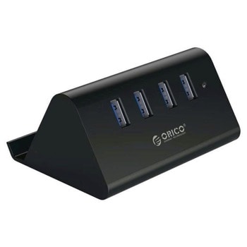 USB Хъб Orico SHC-U3-V2-BK-PRO, 4 порта, 4x USB-A 3.0, черен image