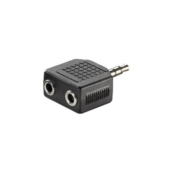 Преходник Jack(м), 3.5mm TRS към към 2 x Jack(ж), 3.5mm TRS | JAR Computers Преходник 2 x 3 jack
