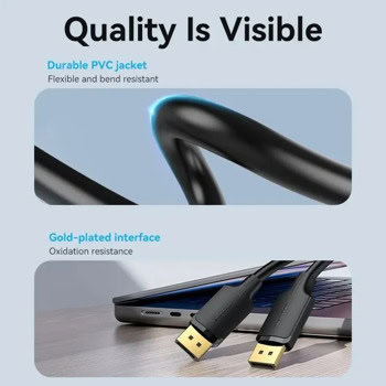 кабел displayport m към displayport m hakbg