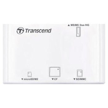 Transcend Multi-Card Reader P8 (White)