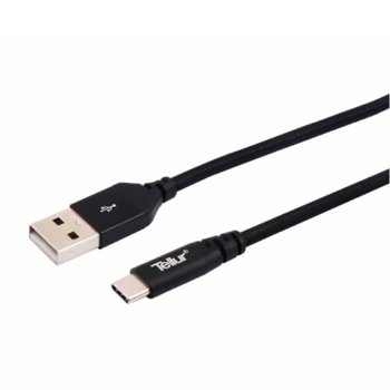 Tellur Kevlar USB-C Black TLL155261