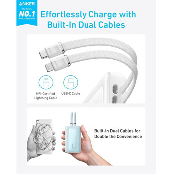 anker zolo power bank 30w 10000 mah син | JAR Computers anker zolo power bank 30w 10000 mah син