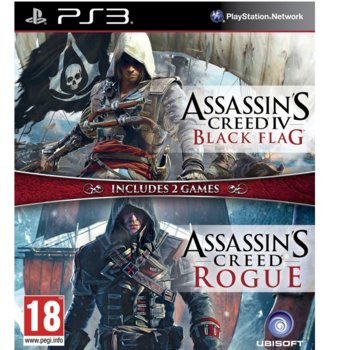 Assasins Creed Black Flag/Rogue Double Pack (PS3)