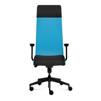 Президентски стол Tronhill Solium Executive (ON4010200040), дамаска и меш, 120 кг. максимално натоварване, 5 заключващи се работни позиции, светлосин | JAR Computers Tronhill Solium Executive ON4010200040