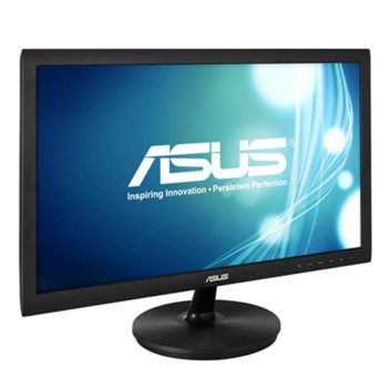 Монитор 21.5" (54.61 cm) Asus VS228DE, FULL HD LED, 5ms, 50 000 000:1, 200cd/m2, черен | JAR Computers 21.5 Asus VS228DE