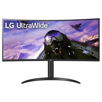 Монитор LG 34WP65CP-B, 34" (86.36cm), VA панел, 160Hz, QHD, 5ms, 300cd/m2, HDMI, DP | JAR Computers Монитор LG 34WP65CP-B