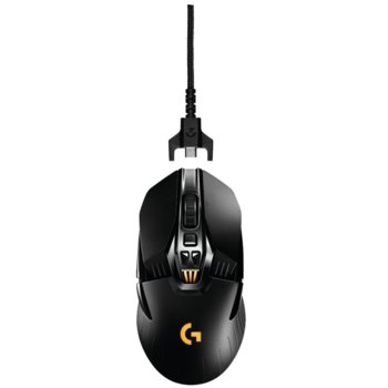 Мишка Logitech G900 Chaos Spectrum, оптична (12000 dpi), безжична/жична, USB, черна, 11 пpoгpaмиpyeми бyтoнa, програмируема RGB подсветка | JAR Computers Logitech G900 Chaos Spectrum 910-004607