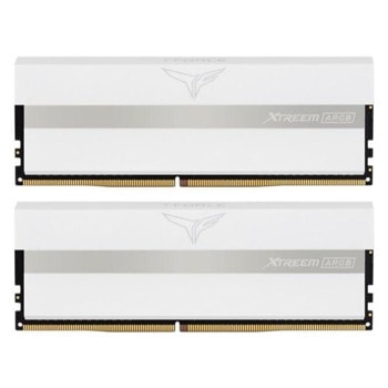 Памет 16GB DDR4 4000MT/s, Team Group T-Force XTREEM White ARGB (TF13D416G4000HC18JDC01), 1.35V | JAR Computers Team Group Elite T-Force XTREEM White ARGB