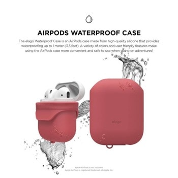 Elago Airpods Waterproof Case EAPWF-BA-IRO