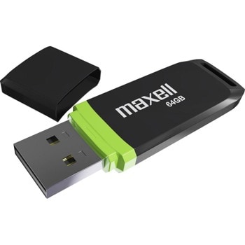 Памет 64GB USB Flash Drive, Maxell SPPEDBOARD, USB 3.1, черна | JAR Computers Maxell SPEEDBOAT 64GB USB 3.1