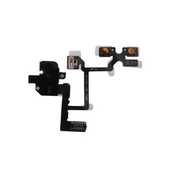 Лентов кабел Audio jack за Apple iPhone 4, черен | JAR Computers iPhone 4 Audio jack flex cable, Black