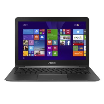 Лаптоп 13.3" (33.78 cm) Asus Zenbook UX305FA-FC002H, дву-ядрен Broadwell Intel Core M-5Y10 0.8/2 GHz, FULL HD LED Display (micro HDMI), 4GB, 128GB SSD, 3x USB 3.0, Windows 8.1, 1.20 kg, 2г. гаранция | JAR Computers 13.3 Asus Zenbook UX305FA-FC002H