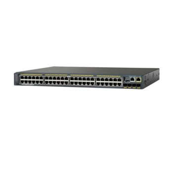Суич Cisco Catalyst WS-C2960S-F48LPS-L, 48 Port 100Mbps, PoE, 4xSFP | JAR Computers Cisco Catalyst WS-C2960S-F48LPS-L