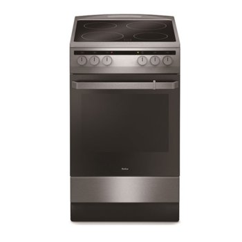 Готварска печка Amica 508CE2.30EH(XV), ток, 62 л. обем, 4 нагревателни зони, 9 функции на фурната, черна | JAR Computers Amica 508CE2.30EH(XV)