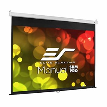 Екран Elite Screen M100VSR-Pro Manual, стенен/таванен монтаж, MaxWhite FG, 2030 x 1520 мм, 100" (254 cm), 4:3 | JAR Computers Elite Screen M100VSR-Pro Manual