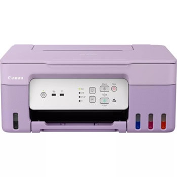 Мултифункционално мастиленоструйно устройство Canon PIXMA G3430 (5989C025AA), цветен, принтер/копир/скенер, 4800 x 1200 dpi, до 23 стр/мин, Hi-Speed USB, Wi-Fi, A4 | JAR Computers Canon PIXMA G3430 Purple 5989C025AA