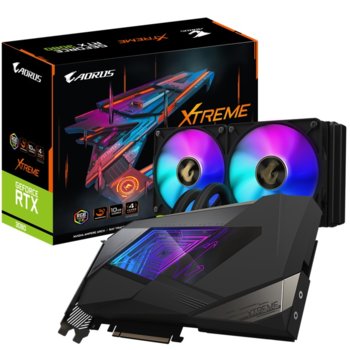 Видео карта Nvidia GeForce RTX 3080, 10GB, Gigabyte AORUS XTREME WATERFORCE Rev 1.0, PCI-E 4.0, GDDR6X, 320-bit, DP, HDMI | JAR Computers Gigabyte GV-N3080AORUSX W-10GD