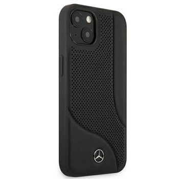 Mercedes Perforated Area Genuine Leather Hard Case