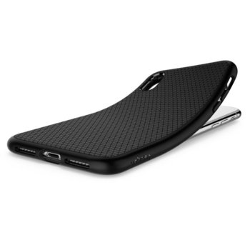 Spigen Liquid Air Case за iPhone XS Max (черен)