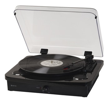 Грамофон Denver VPL-230B, 45/78 оборота в минута, USB, слот за SD карта, RCA, черен | JAR Computers Грамофон Denver VPL-230B