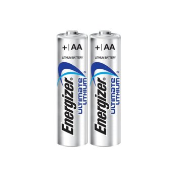 Батерия литиева Energizer Ultimate АА, 1.5V, 2 бр. | JAR Computers Батерия литиева Energizer Ultimate АА, 1.5V