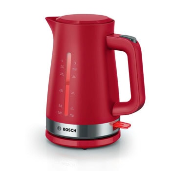 Електрическа кана Bosch TWK4M224, 1.7 л. вместимост, 2400W, червена | JAR Computers Електрическа кана Bosch TWK4M224