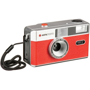 Фотоапарат AGFA Photo Analog 35mm Reusable Film Camera, светкавица, червен image