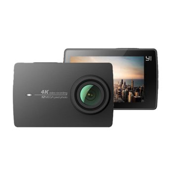 Спортна Екшън камера Xiaomi YI 4K, екшън камера, Ultra HD 4K(30FPS), 2.19"(5.1 cm), сензорен дисплей, Wi-Fi, SD слот за карта | JAR Computers Xiaomi YI 4K Action Camera 2 International Edition