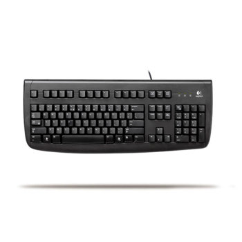 Logitech Deluxe 250, черна, PS/2, OEM