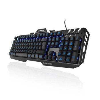 Клавиатура Hama Urage Cyberboard, гейминг, подсветка, черна, USB image