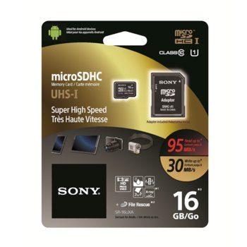 16GB Micro SD, Sony, class 10