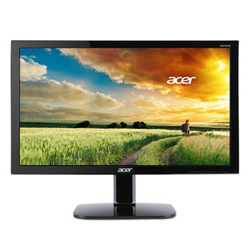 Монитор Acer KA240HQAbid (UM.UX6EE.A01), 23.6" (59.94 cm) TN панел, Full HD, 5ms, 100 000 000:1, 300cd/m2, HDMI, DVI | JAR Computers Acer KA240HQAbid UM.UX6EE.A01