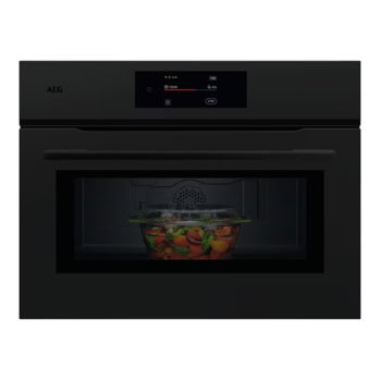 Микровълнова фурна AEG NKM7N721T, за вграждане, с грил, сензорно управление, 1000W, 44l обем, черна | JAR Computers AEG NKM7N721T