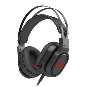 RGB геймърски слушалки с микрофон Redragon Epius H360-BK, микрофон, 40mm драйвер, 7.1 виртуален съраунд, RGB подсветка, USB, черни | JAR Computers Redragon Epius H360-BK