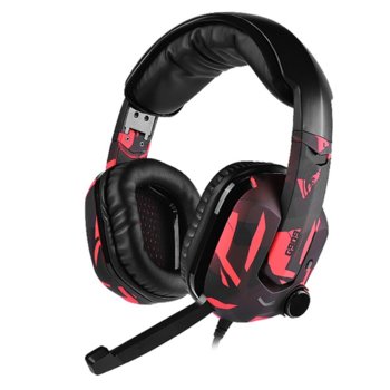 Слушалки Somic G909JD-BR, микрофон, гейминг, виртуален 7.1 съраунд, 40мм високоговорители, 20Hz - 20KHz честотен диапазон, USB, черни | JAR Computers Somic G909JD-BR