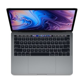 Лаптоп Apple MacBook Pro 15 Touch bar (MV902ZE/A)(сив), шестядрен Coffee Lake Intel Core i7-9750H 2.6/4.5GHz, 15.4" (39.12cm) IPS Retina дисплей & Radeon Pro 555X 4GB, 16GB DDR4, 256GB SSD, 4x USB-C Thunderbolt 3, macOS High Sierra, 1.83 kg | JAR Computers MacBook Pro 15 Touch bar (MV902ZE/A)