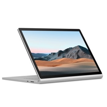Хибриден лаптоп Microsoft Surface Book 3 (SKW-00023)(сребрист), четириядрен Ice Lake Intel Core i7-1065G7 1.3/3.9 GHz, 13.5" (34.29 cm) PixelSense Touchscreen Display & GF GTX 1650 4GB, (USB C), 16GB DDR4, 256GB SSD, Windows 10 Home | JAR Computers Microsoft Surface Book 3