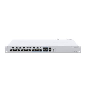 Суич Mikrotik CRS312-4C+8XG-RM, 100 Mbps, 12 порта, 8x RJ-45 10/100 Mbps, 4x Combo 10G Ethernet SFP | JAR Computers Комутатор Mikrotik CRS312-4C+8XG-RM