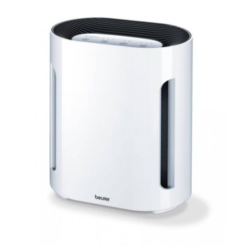 Пречиствател на въздух Beurer LR 210, 60W, филтър, подходящ за помещения с площ до 28 m2, 3 режима, автоматично изключване, нощен режим, бял | JAR Computers Beurer LR 210