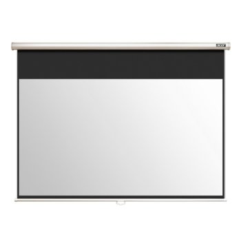 Екран Acer E100-W01MW, електрически екран за стена/таван, Matt White, 2210 x 1590 mm, 16:10 | JAR Computers Acer E100-W01MW MC.JBG11.009