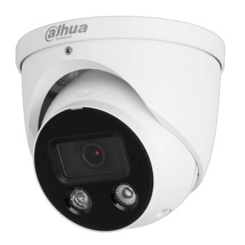 IP камера Dahua IPC-HDW3549H-AS-PV-0280B-S4, куполна, 5Mpix(2592x1944@20FPS), 2.8mm обектив, H.265+/H.265/H.264+/264H/264B/H.264/MJPEG, IR осветеност (до 30 метра), външна IP67, PoE, microSD слот до 256GB, микрофон и говорител | JAR Computers Dahua IPC-HDW3549H-AS-PV-0280B-S4