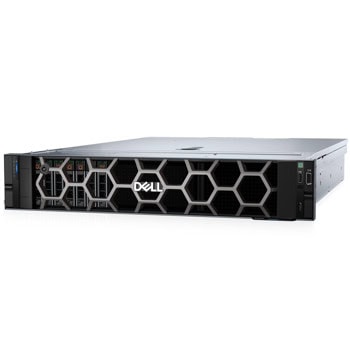 Сървър Dell PowerEdge R760XS (EMEA_PER760XS4SPL), шестнадесетядрен Emerald Rapids Intel Xeon Silver 4514Y 2.0/3.4 GHz, 32GB DDR5 RDIMM ECC, 480GB SSD SATA, PERC H755 контролер, 2x GbE LAN, 1x USB 3.2 Gen 1, Dual 700W Redundant PSU | JAR Computers Dell PowerEdge R760XS EMEA_PER760XS4SPL