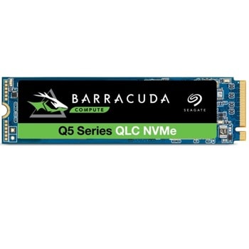 Памет SSD 2TB Seagate BarraCuda Q5, NVMe, M.2 (2280), скорост на четене 2400 MB/s, скорост на запис 1800 MB/s | JAR Computers Seagate BarraCuda Q5 2TB SSD M.2 2280 NVMe